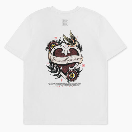 Love Is All You Nerd Embroidered T-Shirt