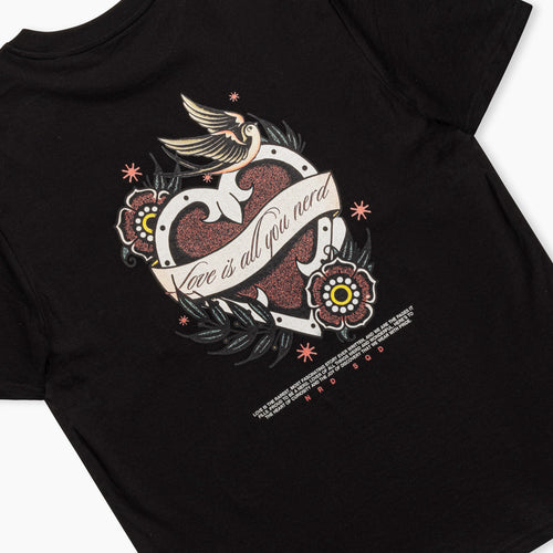 Love Is All You Nerd Embroidered T-Shirt